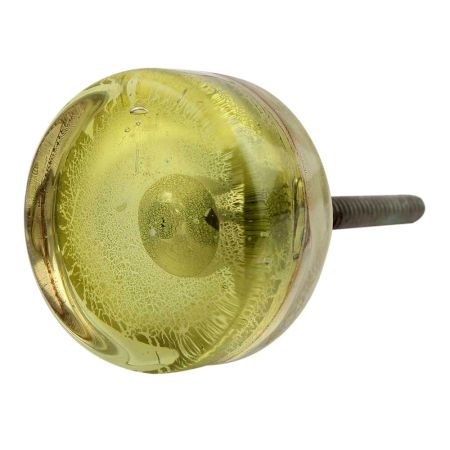 Lime Flat Drawer Glass Knob Online